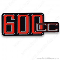 Sticker 600cc - liseret argenté : R60/5 à R60/7