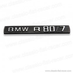 Plaque signalitique sur capot de démarreur siglé BMW R80/7 piéce Oem