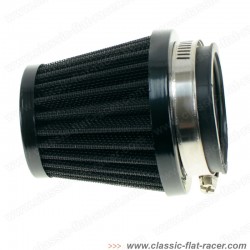 Filtre à air type cornet black: 55 mm Bing 94/40 - 64/40 BMW R100/7 piéce détachée neuve moto BMW