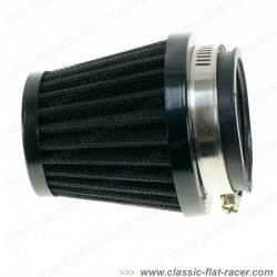 Filtre à air type cornet black / Bing 64/32: 50mm