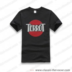 T-shirt coton hommage Terrot Motocycle: taille Large : 500RGST